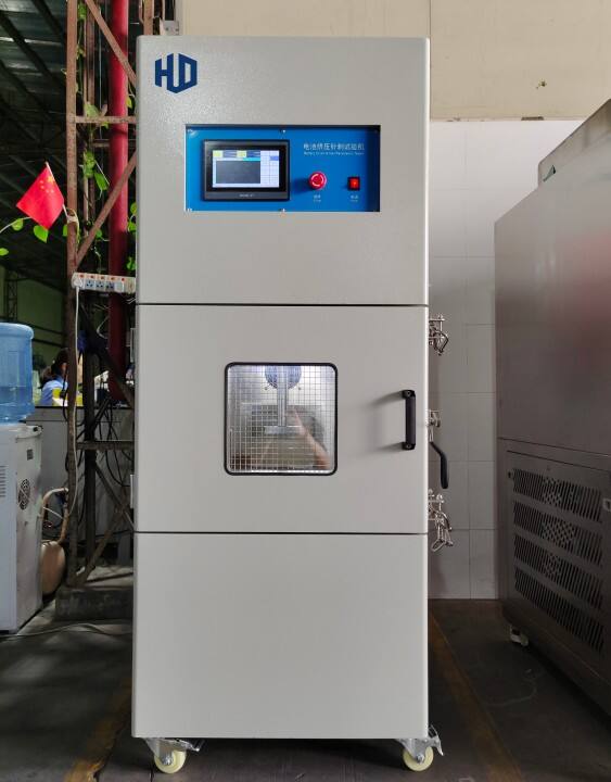 Battery Crush Nail Penetration Test Chamber