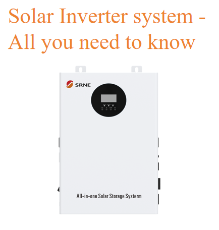 Solar Inverter system - All you need to know